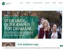 Tablet Screenshot of konservativungdom.dk